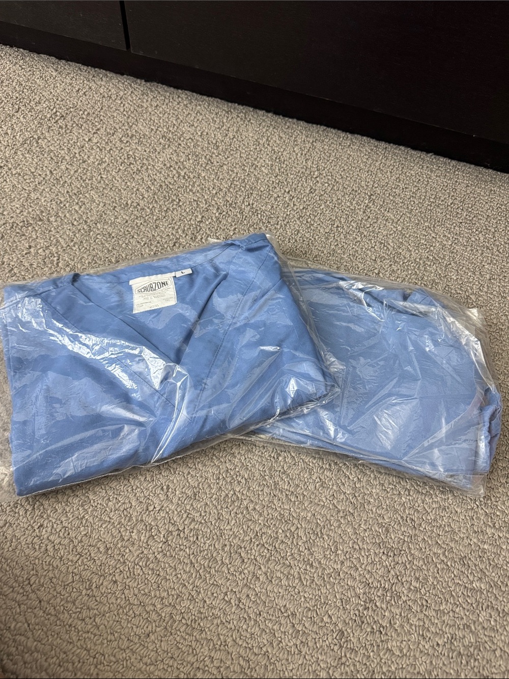 Light Blue Medical Scrub Top (Pair)